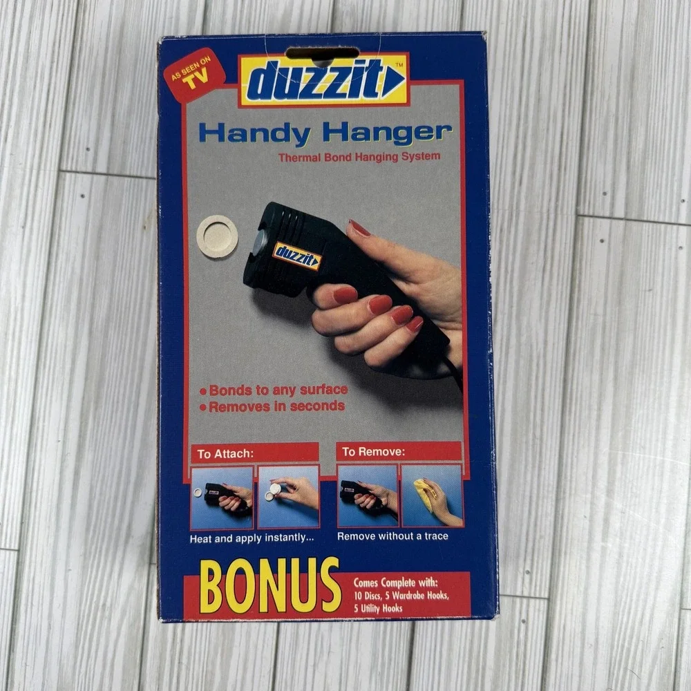 Duzzit Handy Hanger Thermal‎ Bond Hanging System Original With Refills Included